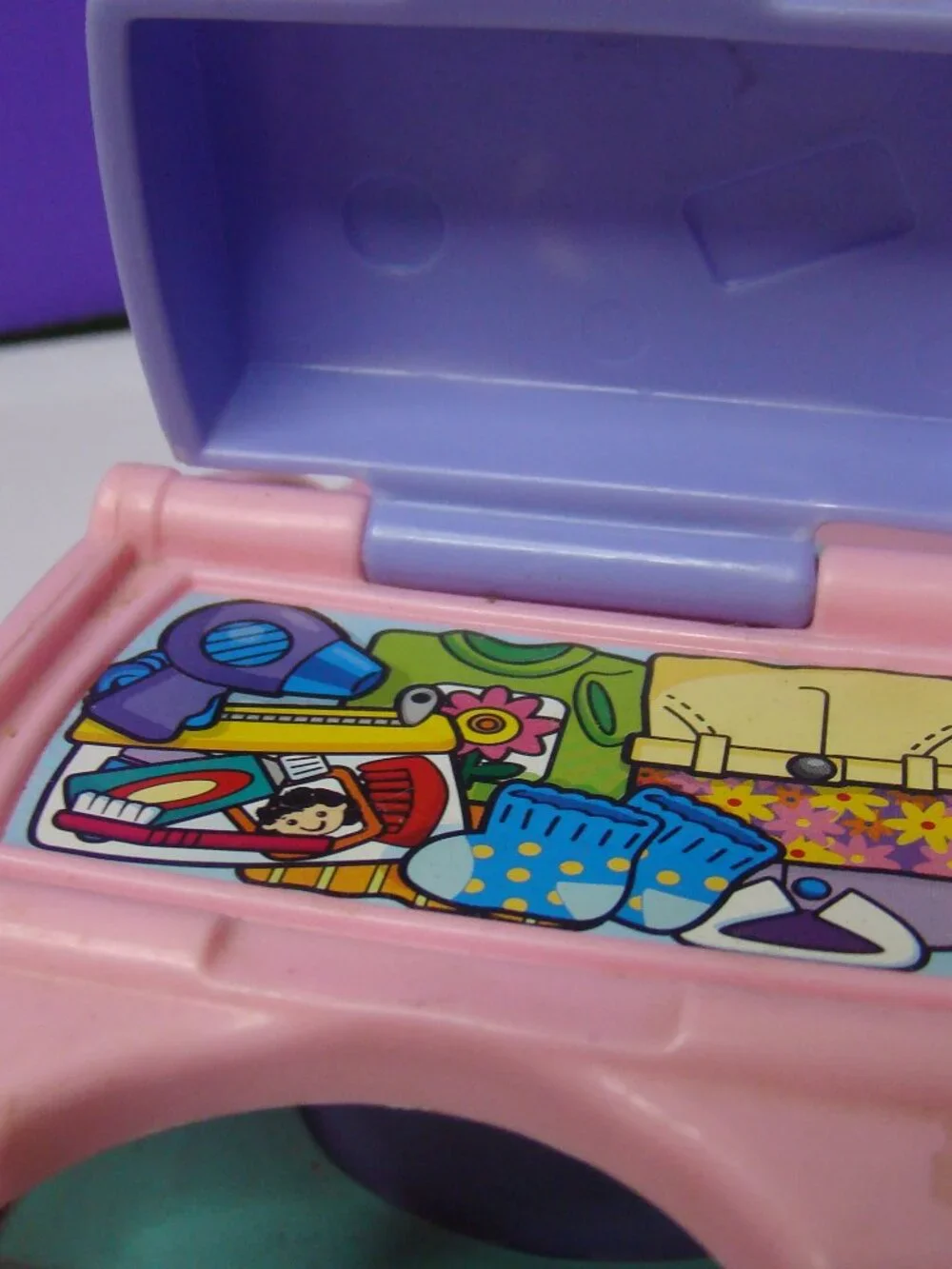Fisher Price Little People Family Pink SUV Musical Melody w/Mom and Baby 2009